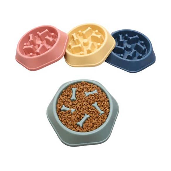 Slow Feeding Bowl - Yellow for wholesale on Faire0