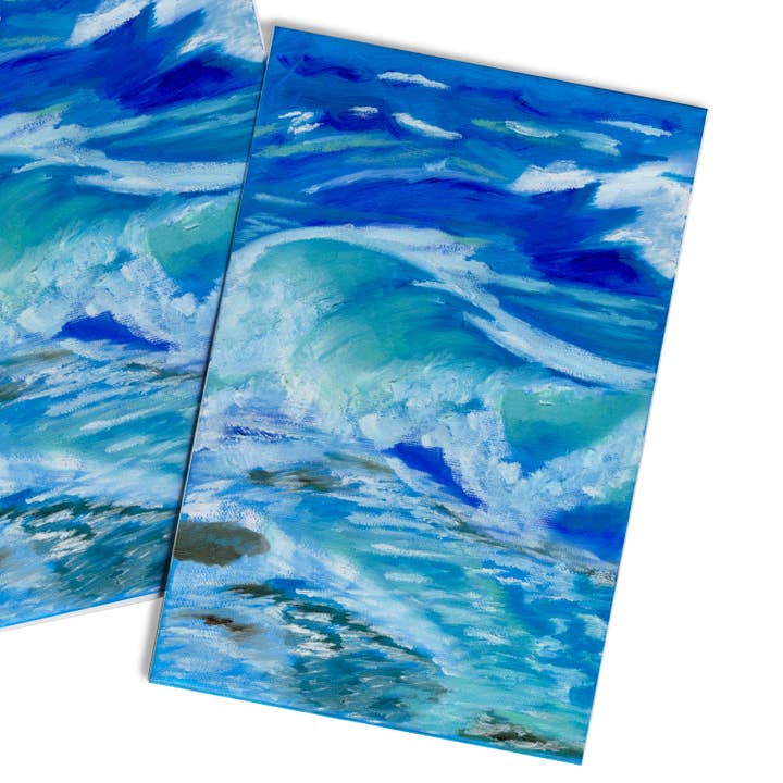 Waves Greeting Cards for wholesale by Shea Design