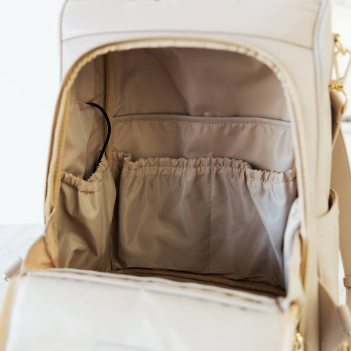 Mia + Sophia – Engroshandel Bletaske - Baby – Mia pusletaske med stelremme, flaskebholder og pusleunderlag30