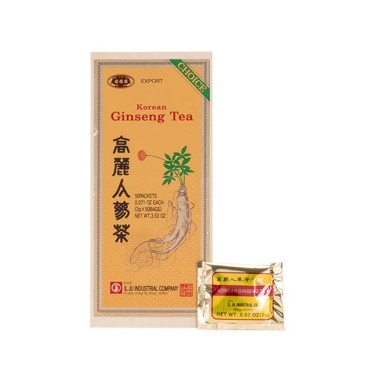 KEY Company – wholesale Health/detox tea – Korean Ginseng Tea Set - Wooden Box - 2g x 50pcs