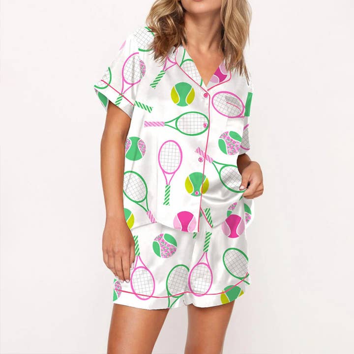 Short sleeve and short pants home wear suit for wholesale by Lily Clothing