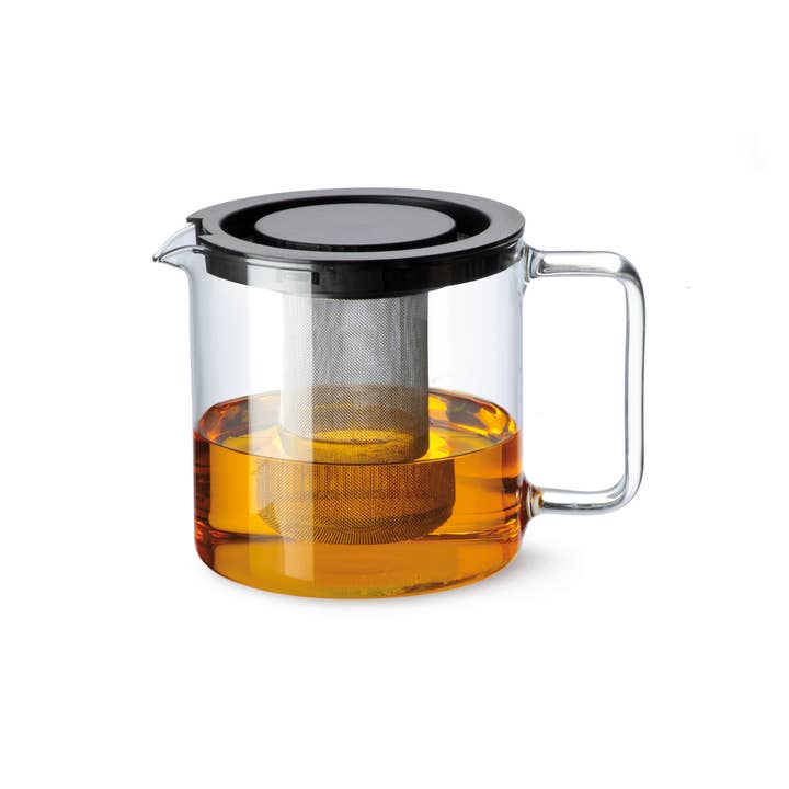 Kadra Kitchenware - Wholesale Tea Pot - Simax Exclusive - Blown Glass Teapot W/ Infuser, 1.35 Qt