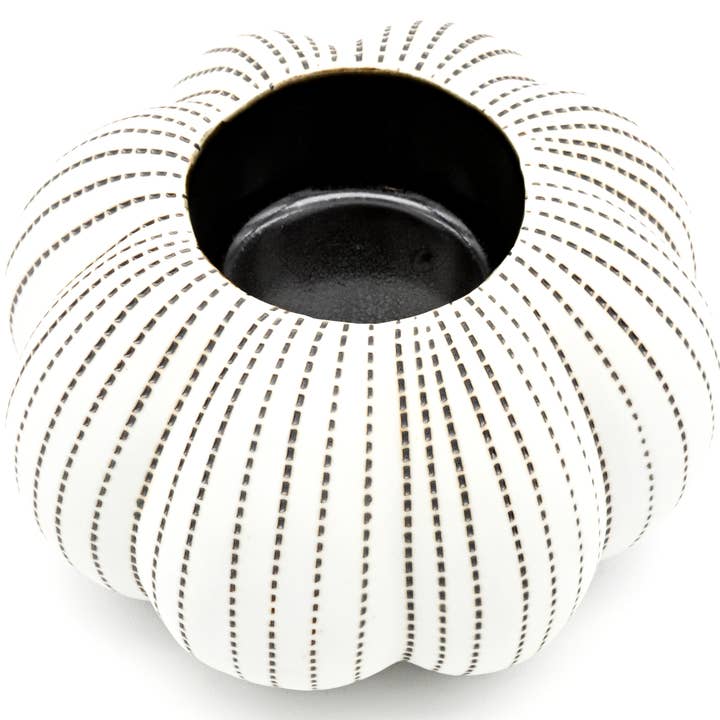 Art Floral Trading LLC - Wholesale Candle Holder - C1349W23 PUMPKIN TEA LIGHT CANDLE HOLDER S-Porcelain Ceramic2