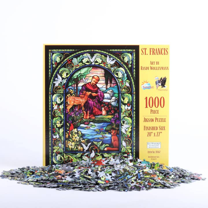 Swanson Christian Products - Wholesale Puzzle - Adult - Puzzle - St. Francis - 1000Pcs