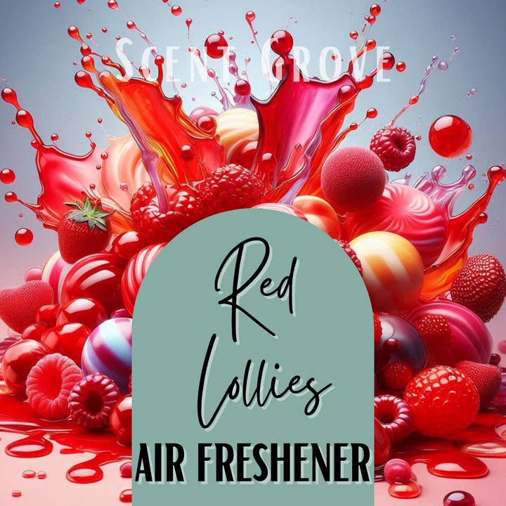 Scent Grove - Wholesale Air Freshener - Red Lollies Scented Air Freshener Spray multi purpose for car, home, room