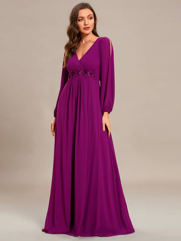 Ever-Pretty - Wholesale Gown – Women's - 2 Style Elegant Chiffon Bridesmaid Dress89