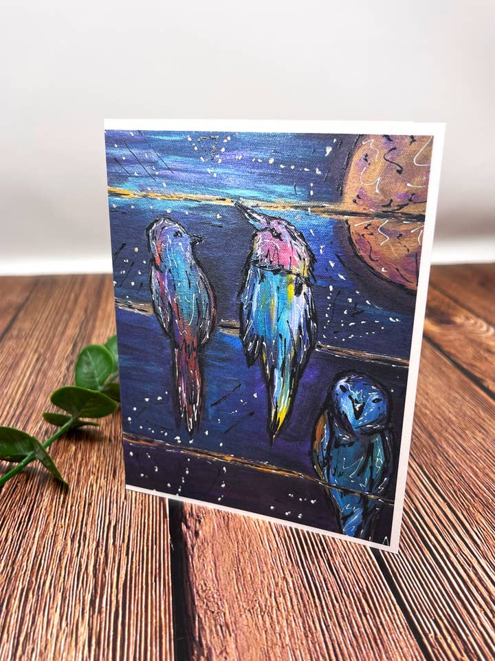 Animal Love Set 1 - Pack of 10 Note Cards for wholesale by Third Wolf Designs