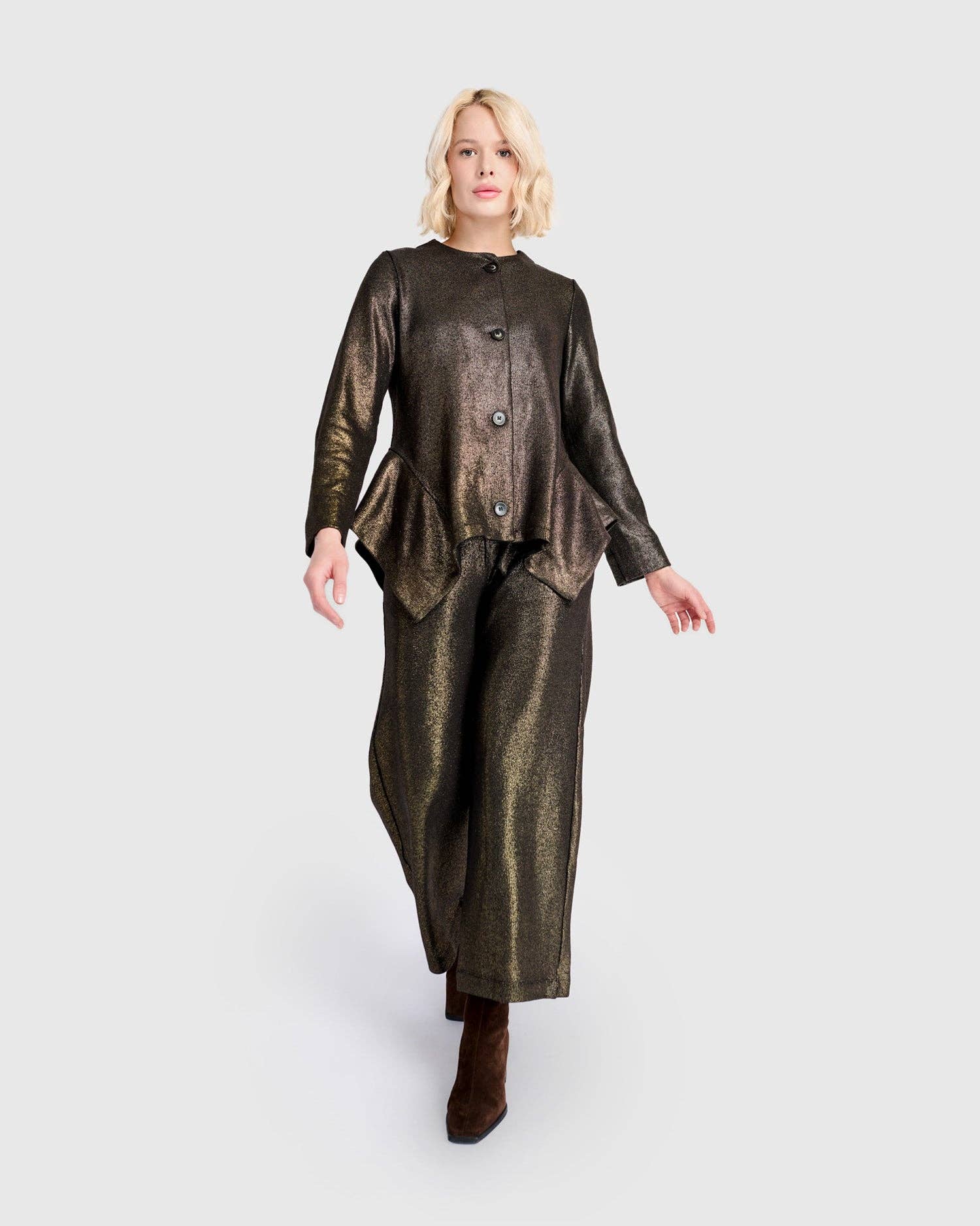 Hot Stuff Flounce Jacket, Gold for wholesale on Faire2