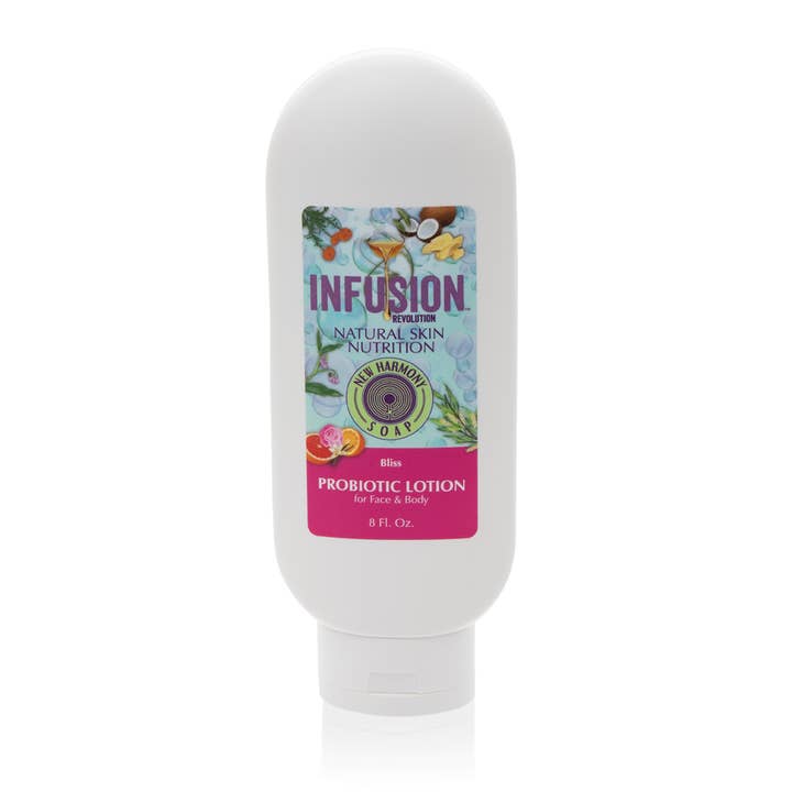 8oz Probiotic Infused Body Lotion - Bliss for wholesale by INFUSION REVOLUTION SKINCARE
