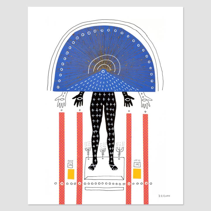 Modern Abstract Art Print Wall Colorful Decor Gift Unique for wholesale by Keemo Gallery