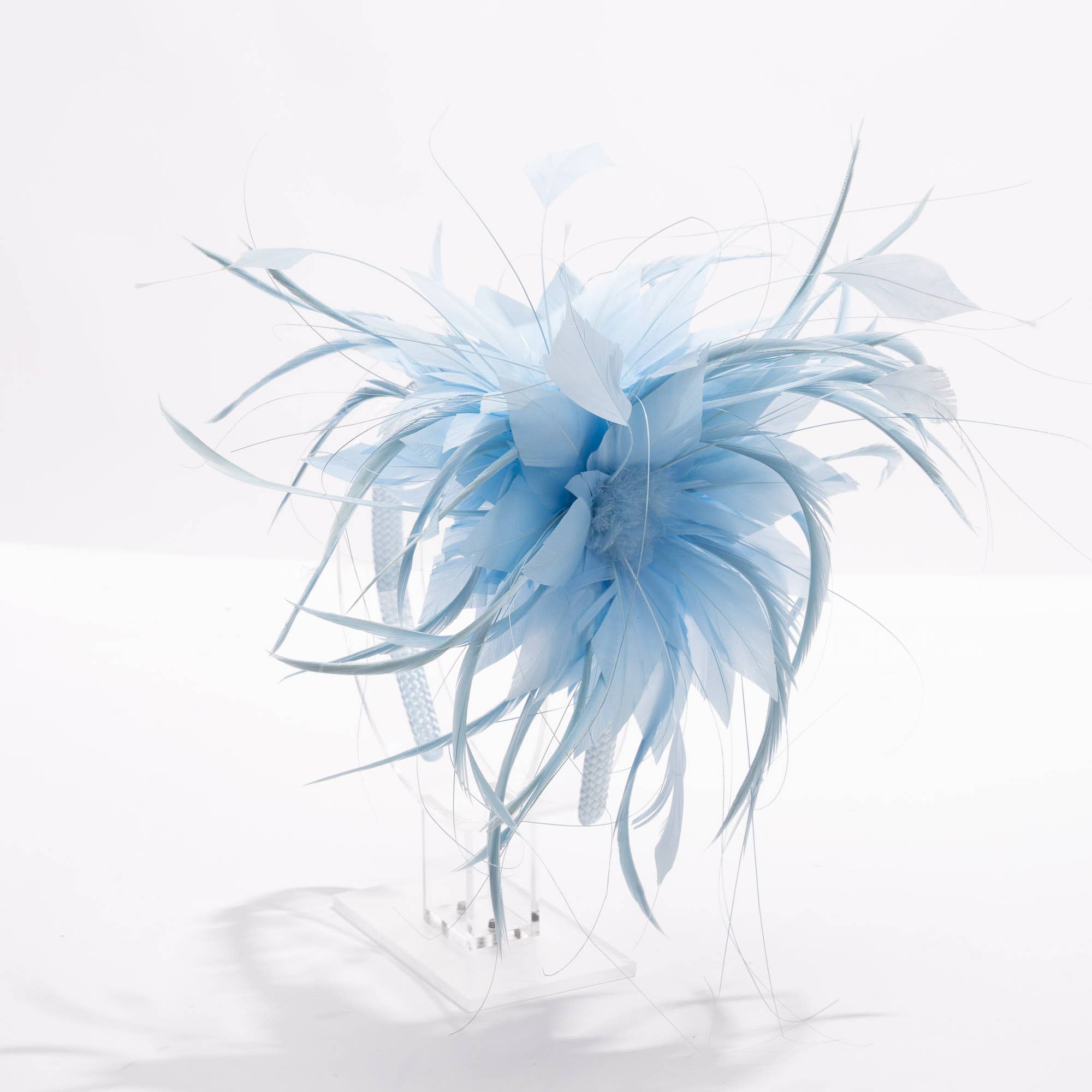 KaKyCo - Wholesale Fascinator Hat - Women's - 7" Double Feather Fascinator, Hair Accessories | 5911H7