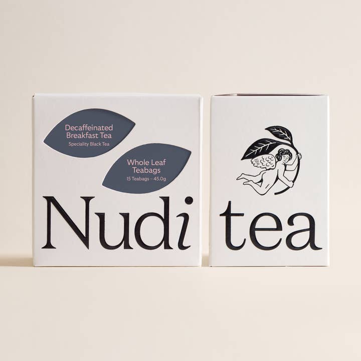 Entkoffeinierter Frühstückstee - x 15 Teebeutel für den Einzelhandel für den Großhandel von Nuditea