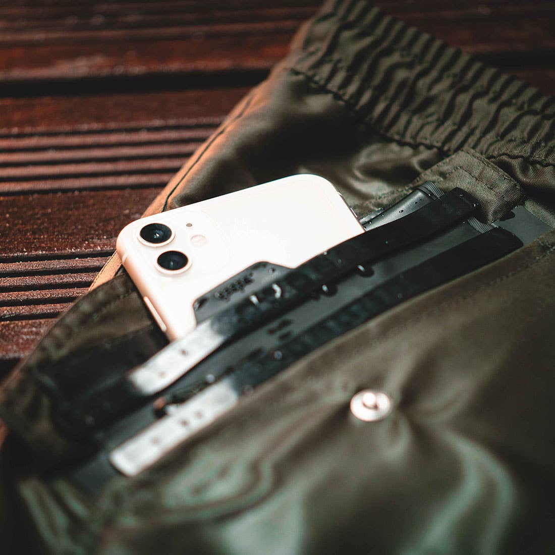 MOUILLER LE MAILLOT – Großhandel Badeshorts – Herren – The Amazon – Badehose mit wasserdichter Tasche3