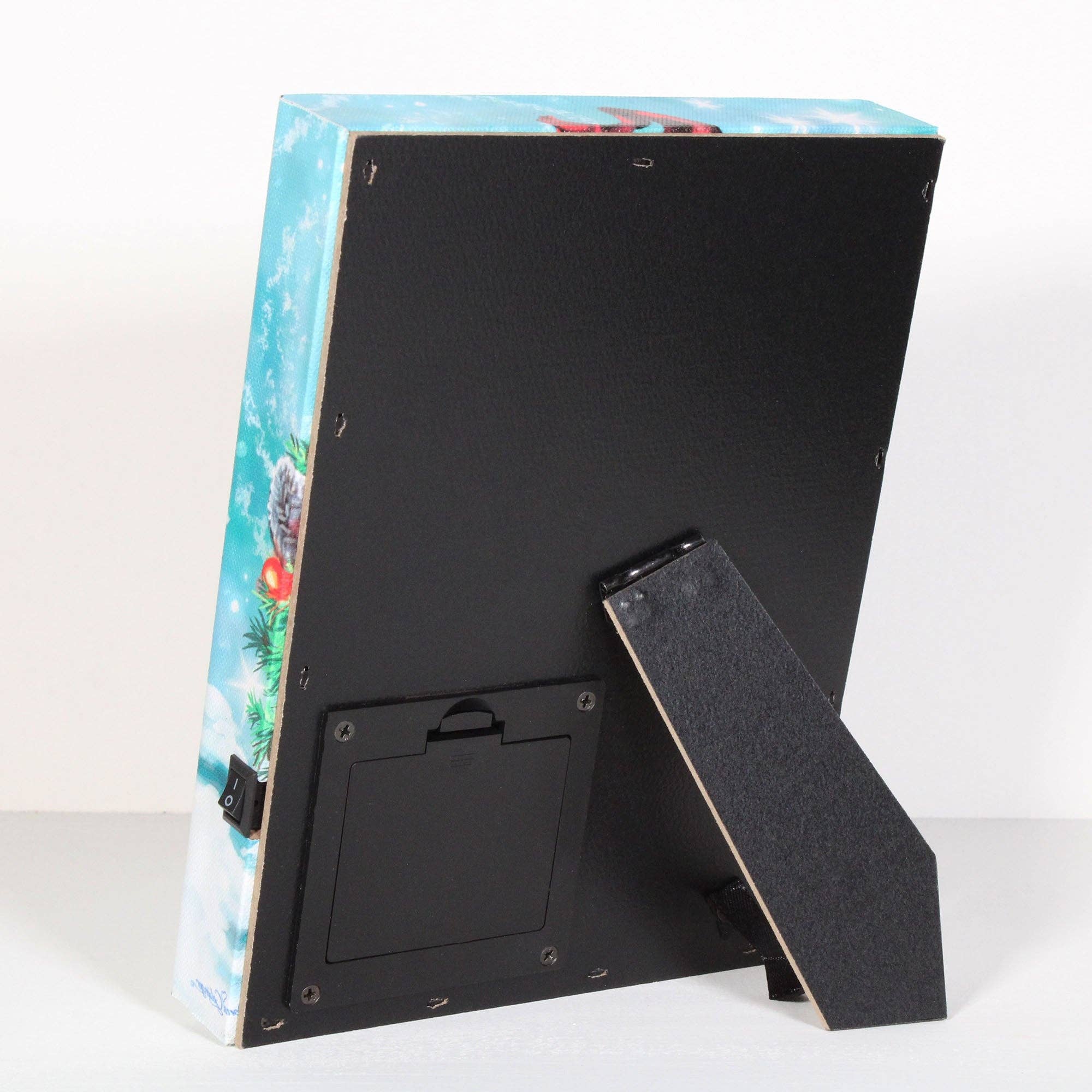 Glow Decor - Wholesale Christmas Decoration - Snowman Friends 8x6 Lighted Tabletop Canvas5