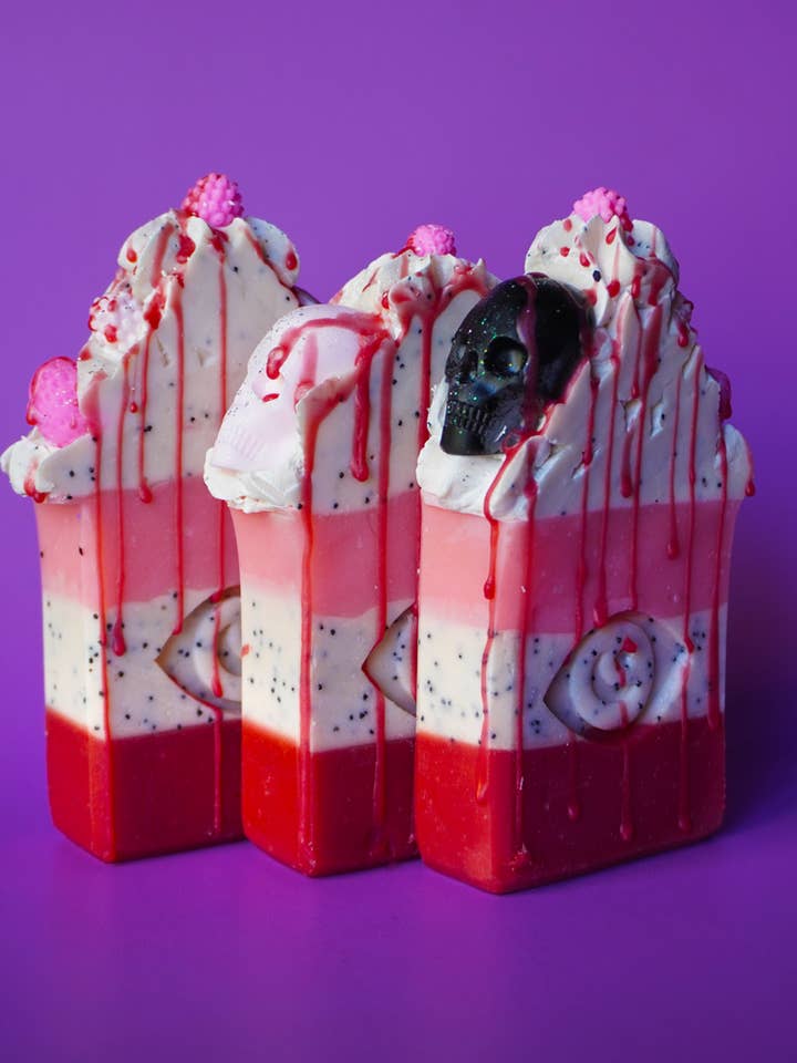 Berries & Scream sæbebar - Jordbær + kiwi for engroshandel hos Spooks & Spanks