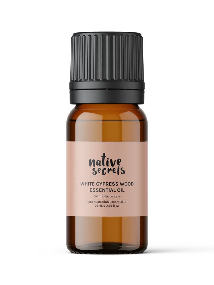 White Cypress Wood Essential Oil for wholesale by Native Secrets