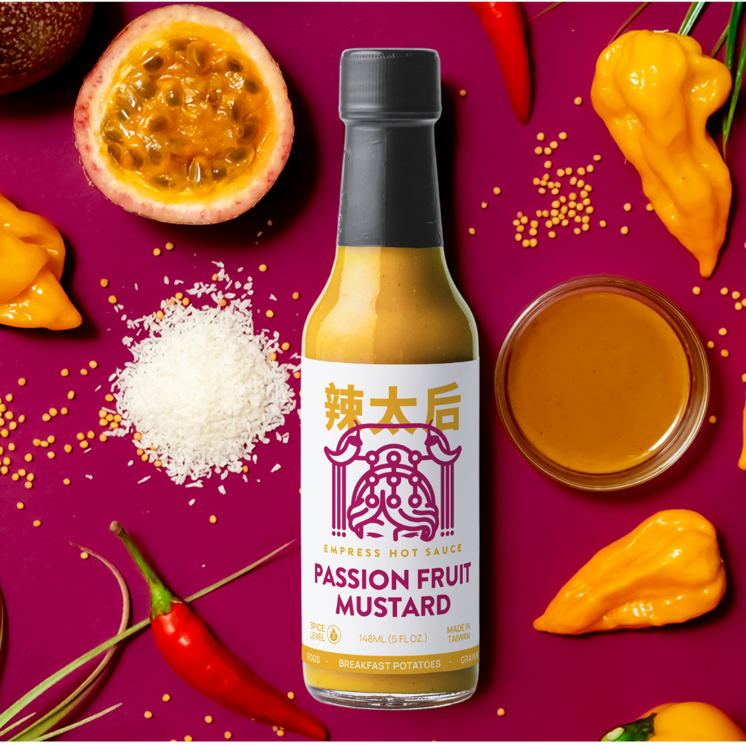 Empress Hot Sauce - Wholesale Hot Sauce - 12 Mixed - Pineapple Miso / Smoky Hibiscus / Passion Mustard5