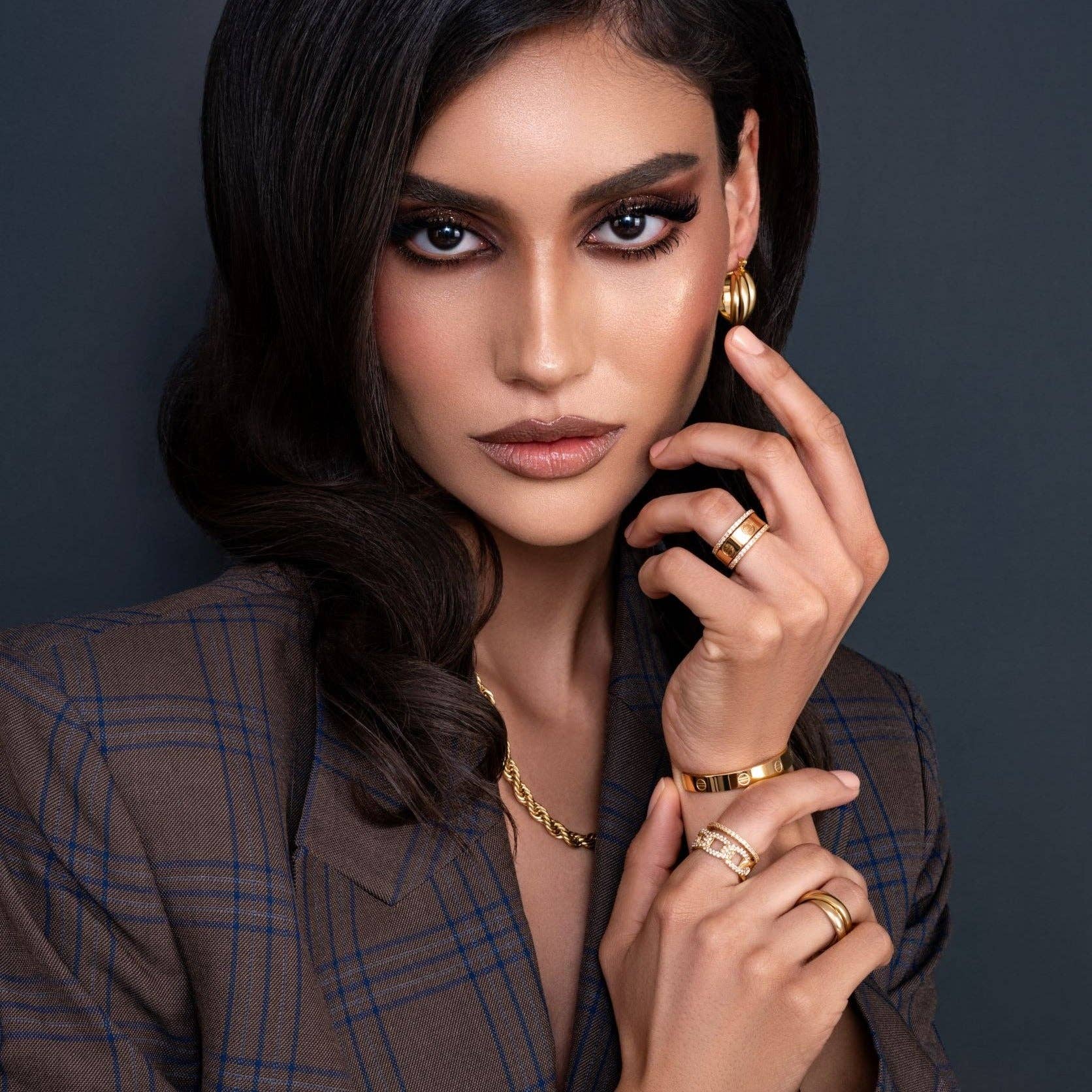 BLAIR - Wholesale Band/Stacked Ring - TIANA RING2