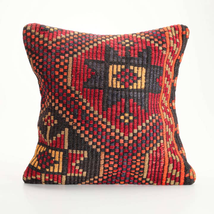 Almohada Kilim artesanal bohemia 33 - D312 para venta al por mayor de 33 Bohemian