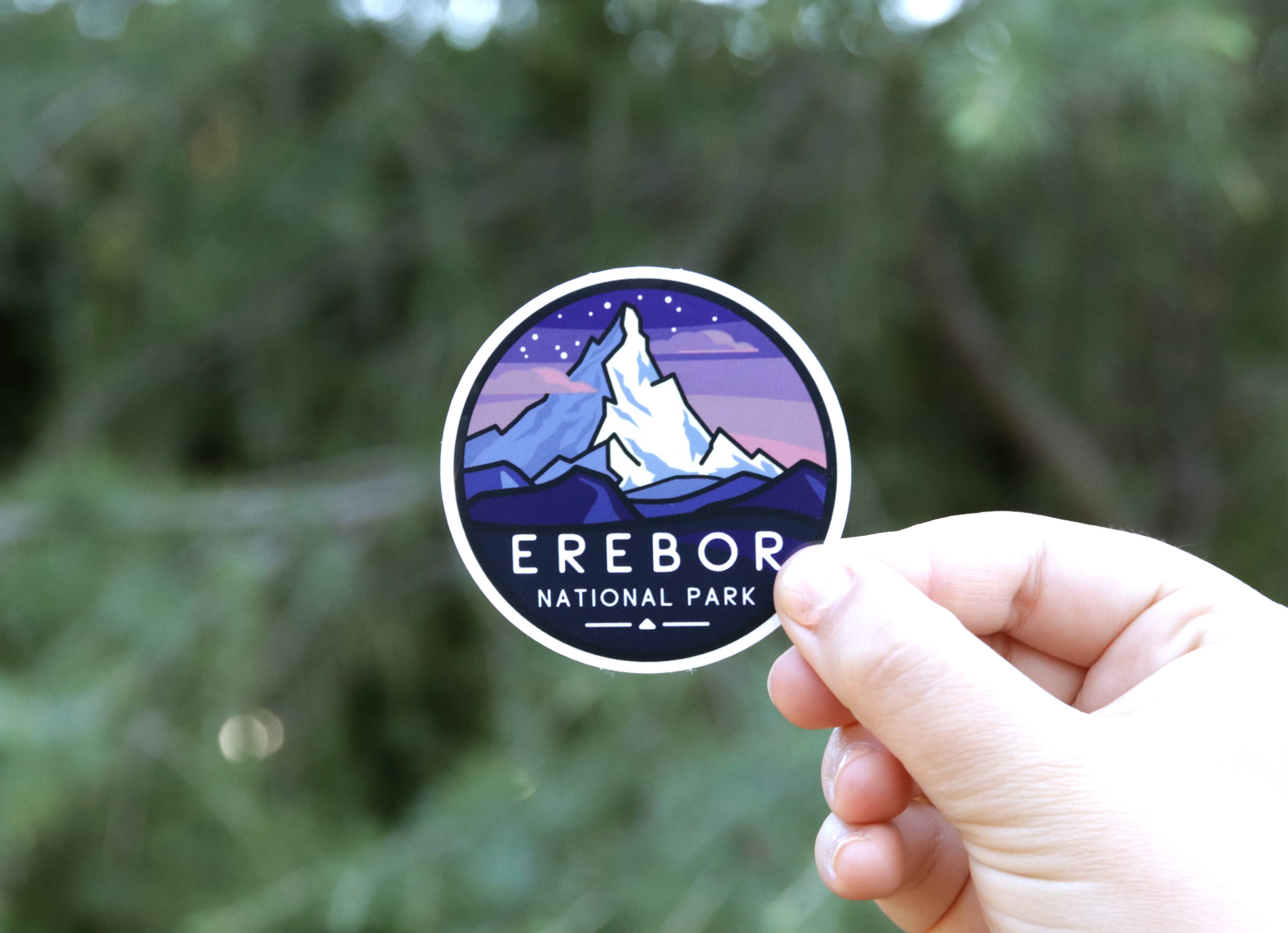 Squatchy - Wholesale Sticker - Middle Earth National Parks Stickers2