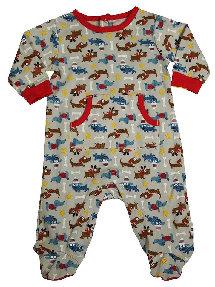 Eastern Off Price - Vente Barboteuse – bébé - Une pièce Happi by Dena à manches longues et pieds pour bébés garçons2