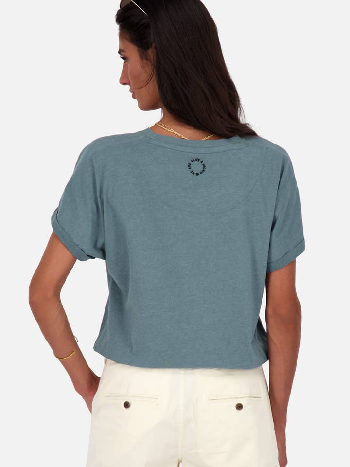 Malaikaak En basalt melerad T-shirt för wholesale av Alife & Kickin