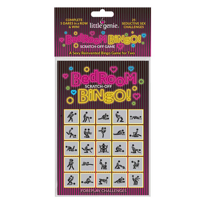 Little Genie Productions - Wholesale Sex Toy - Bedroom Bingo Scratch off Romance Game