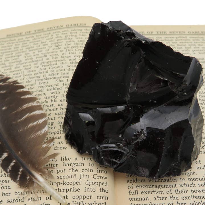 Rock Paradise - Wholesale Spiritual Stone/Crystal - Natural Raw Black Obsidian Crystal Chunk