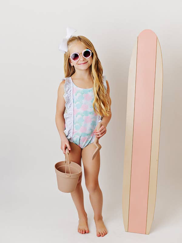 Vêtements de bain une pièce Palm Beach pour enfants SBS2343 pour la vente par Swoon Baby Clothing