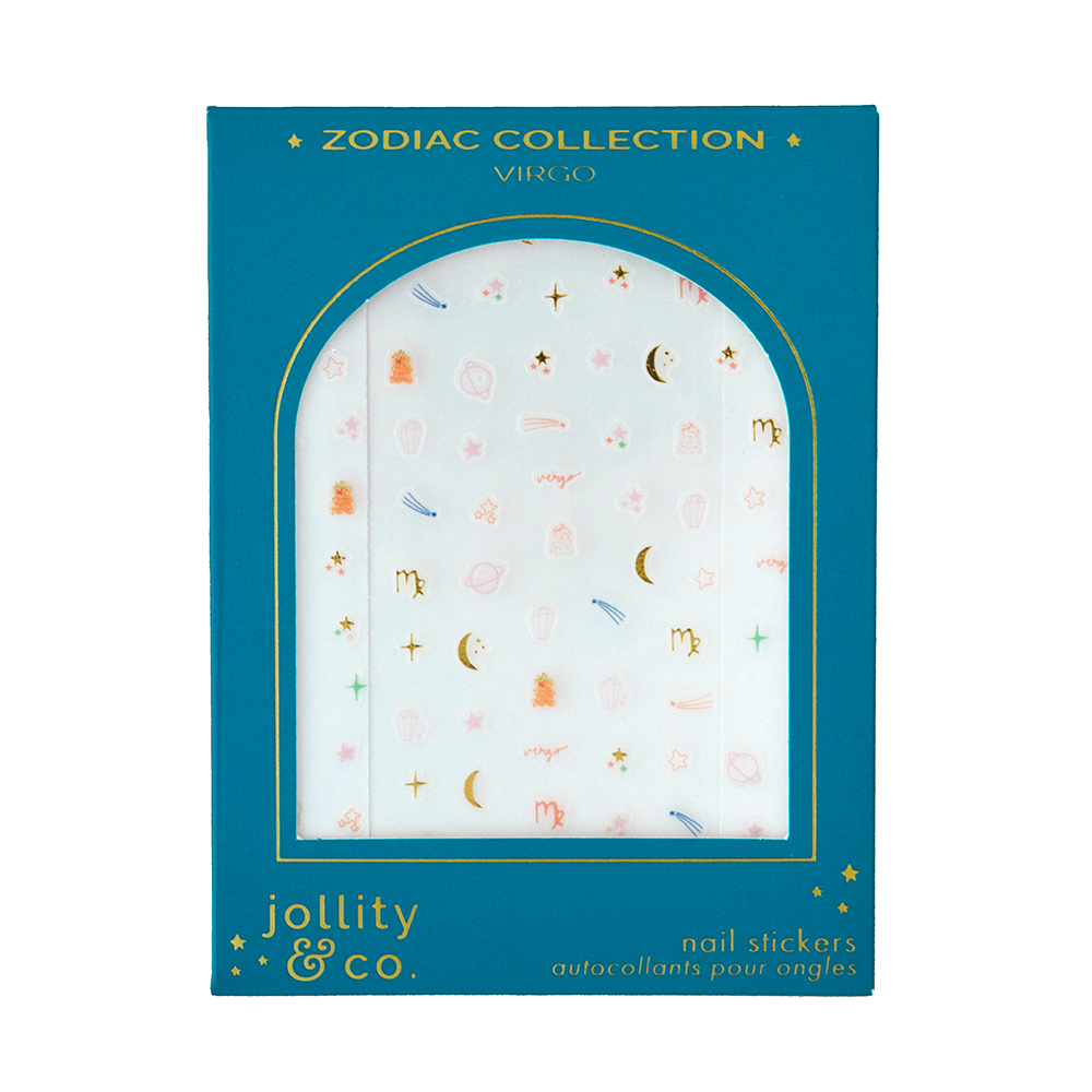 Jollity & Co. + Daydream Society – wholesale Nagelkonst/dekaler – Zodiak Jungfrun Nagelklistermärken0