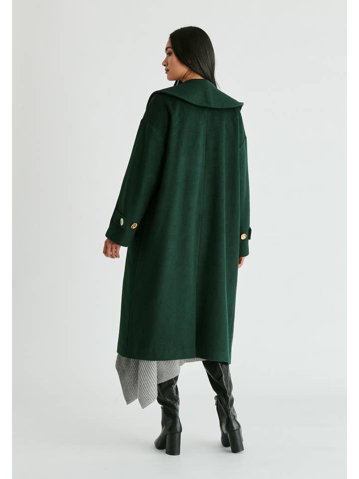 Paisie - Wholesale Coat - Women's - Shawl Collar Wool Coat with Belt11