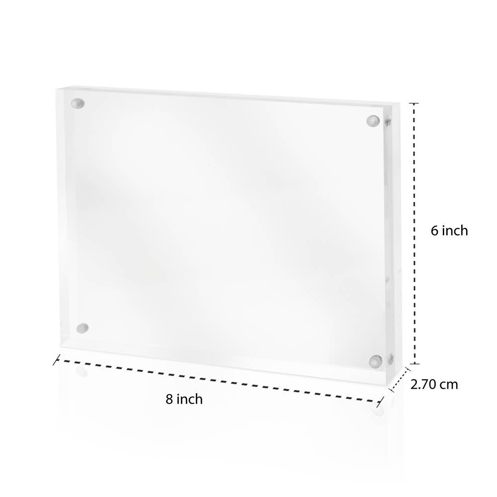 Isaac Jacobs International – Moldura por atacado – Moldura de Acrílico Transparente Super Grossa com Ímã Dupla Face Isaac Jacobs3