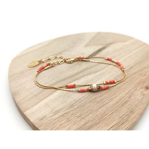 Enelli - Vente Bracelet de perles - Bracelet double tour5