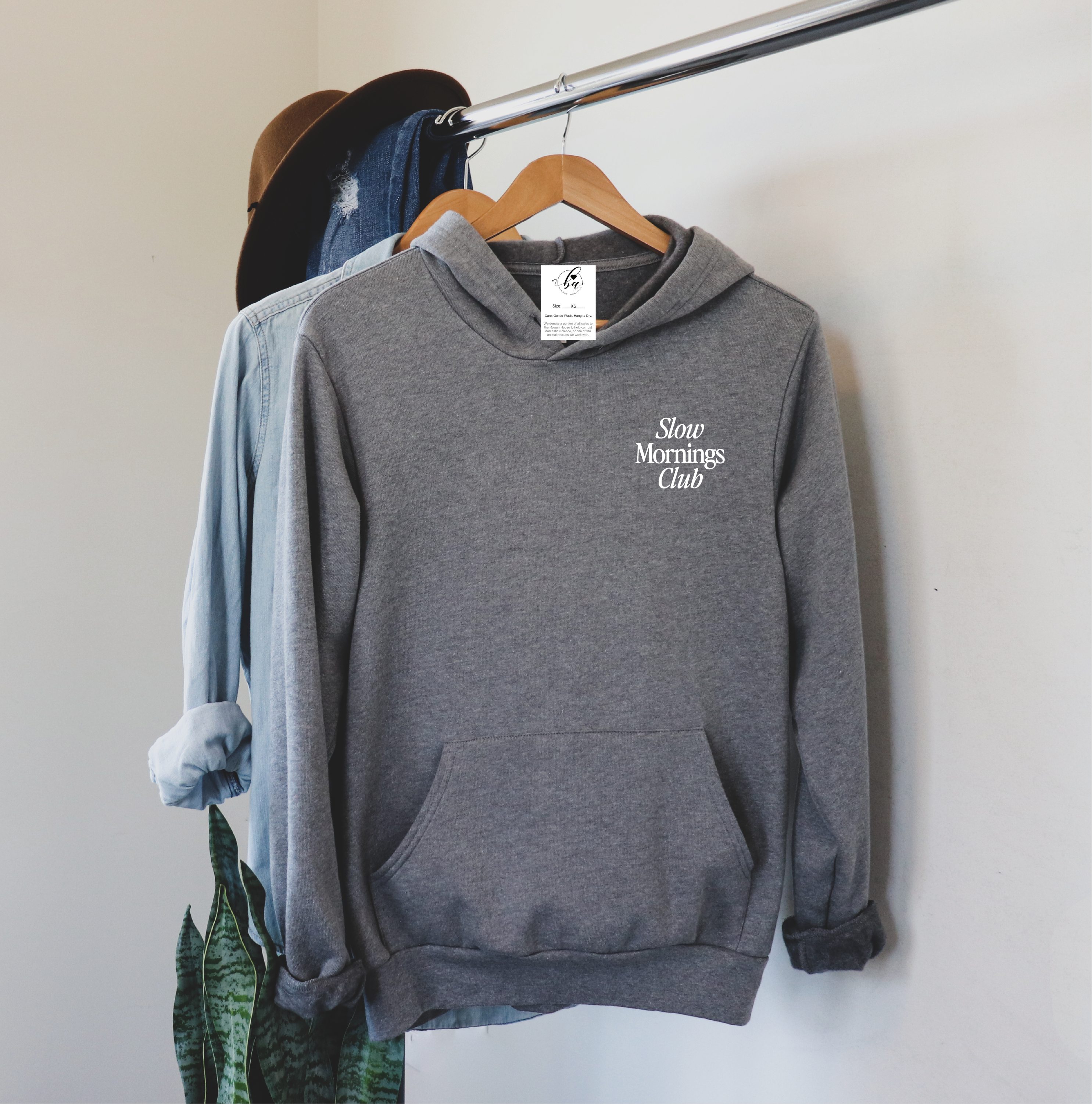 Blonde Ambition Apparel & Designs - Venta al por mayor Sudadera con capucha - Mujer - Sudadera con capucha bordada del Club de Mañanas Lentas7