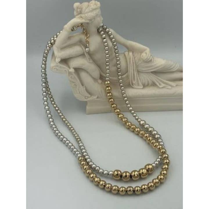 Double Luxe multi color Necklace for wholesale by Volare