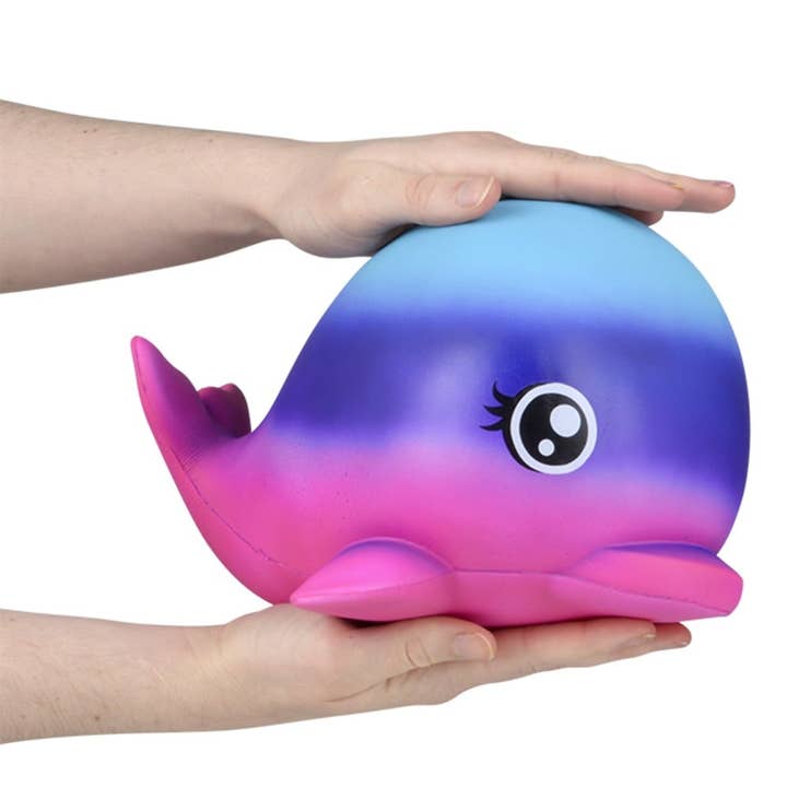 La Luna Bella - Toys – wholesale Squishy toy – Kids & Baby – 9" JUMBO SQUISH DOLPHIN LLB Squishy Toys
