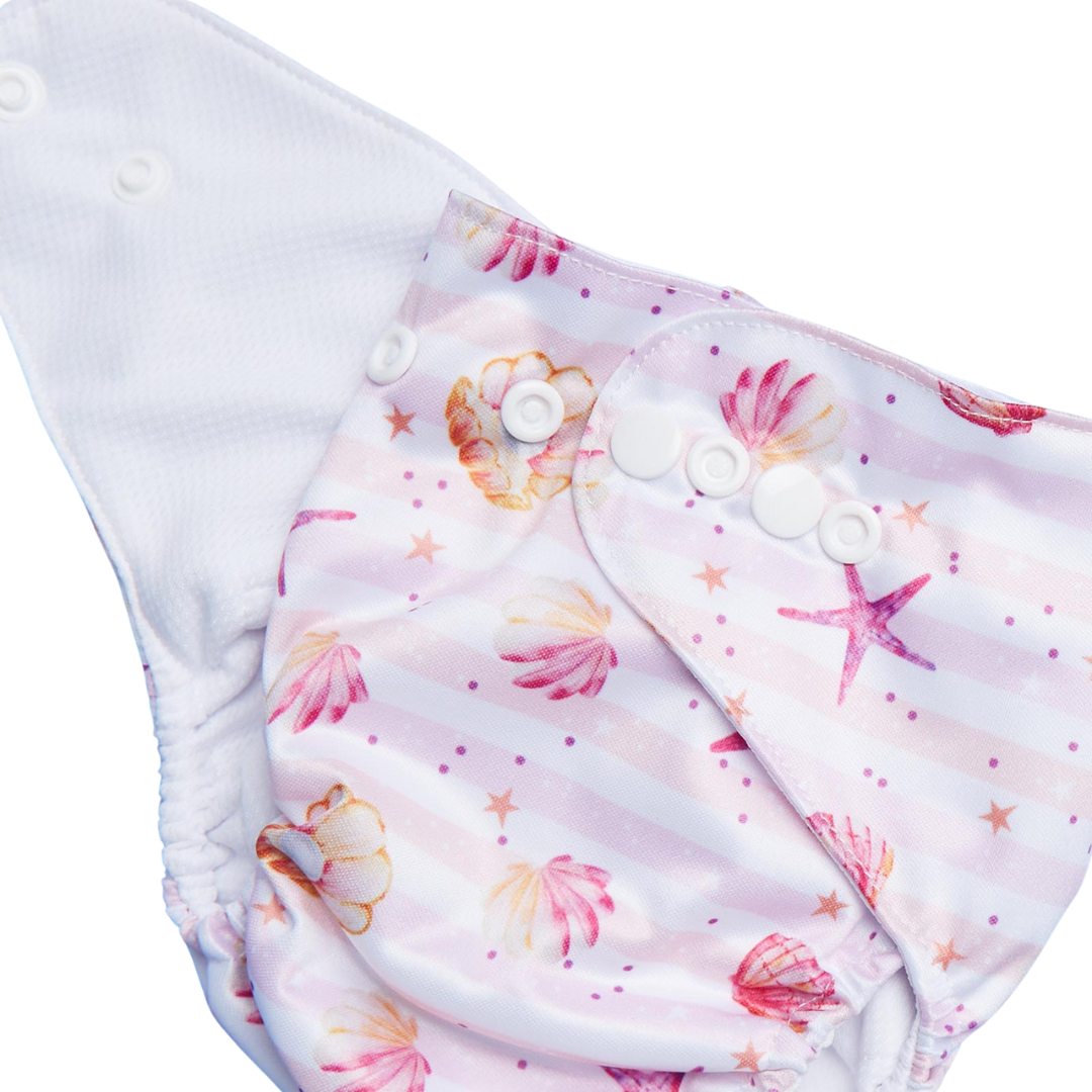 Itti - Wholesale Swim nappy – Baby - Bitti Reusable Swim Nappy - Seashells1