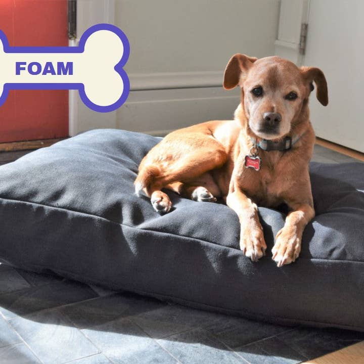 Bean Products - Wholesale Pet Bed - Dog - Premium Hemp Dog Bed - Lightweight CertiPUR Foam Fill