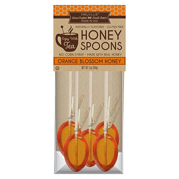 Melville Candy Company - Wholesale Lollipop - Orange Blossom Honey Spoons1