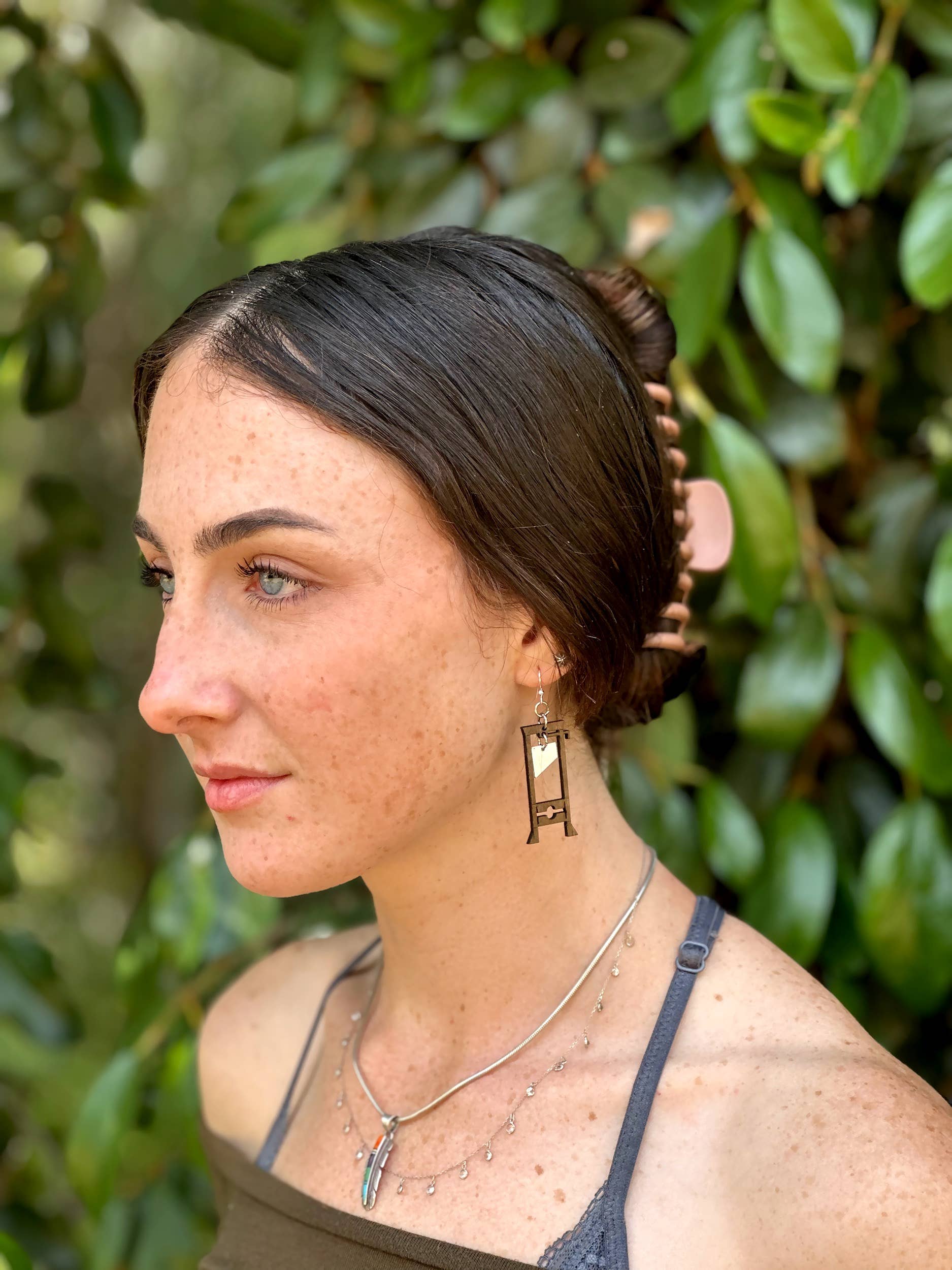 As Pictured Guillotine Earrings #1743 for wholesale on Faire1