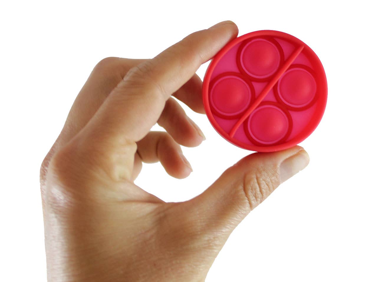 Curious Minds Toys - Wholesale Fidgetspeelgoed - Kinderen - Kleine 2" geometrische vorm Bubble Pop Fidget Toy Game OT Favor6