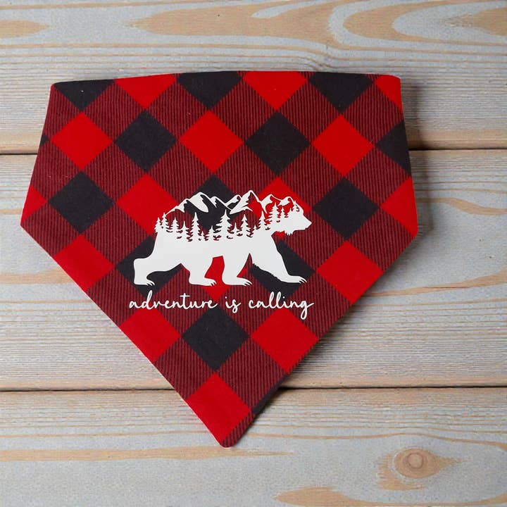 Canadiana Adventure Is Calling Bandana for wholesale by Callies Place Pet Boutique