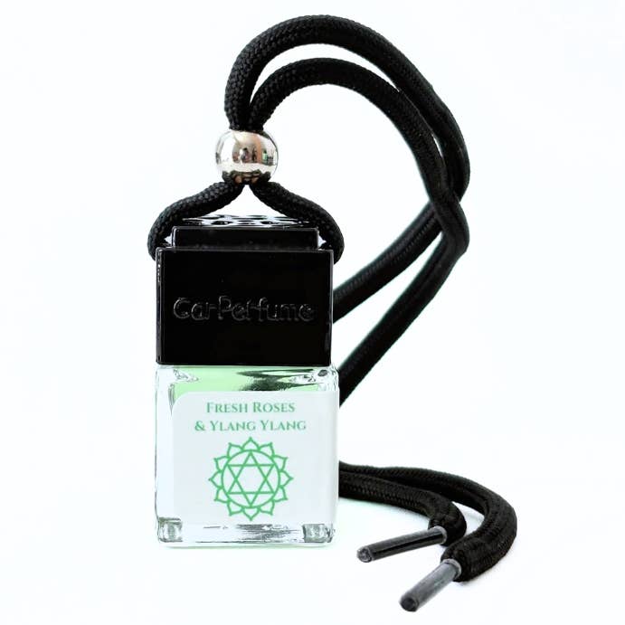 Lit From Above - Wholesale Car Freshener - Unisex - Fresh Roses & Ylang Ylang • Heart Chakra