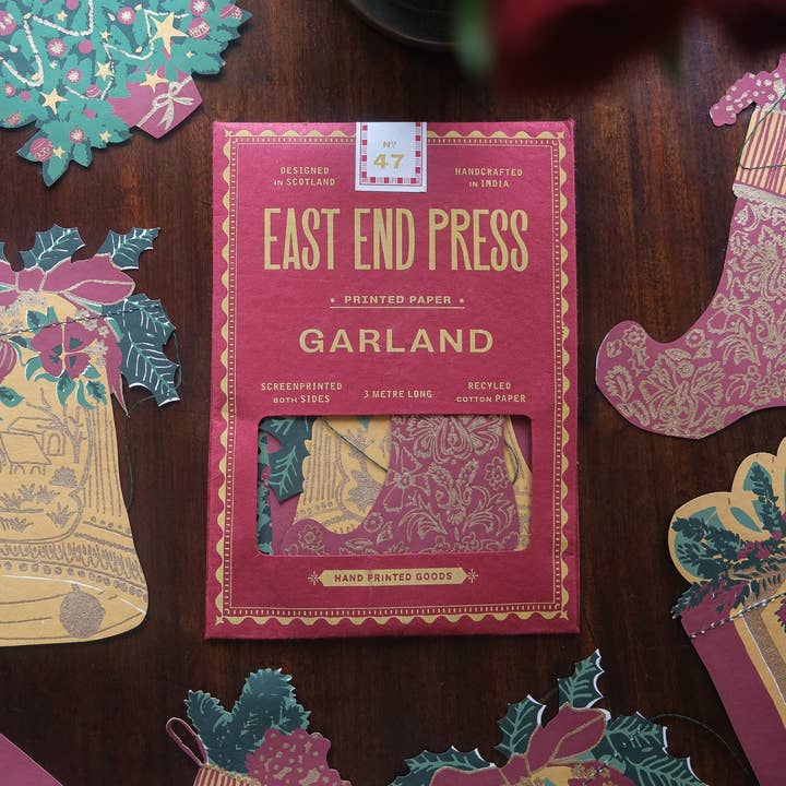 East End Press - Wholesale Bunting/Garland - Christmas Sewn Garland3