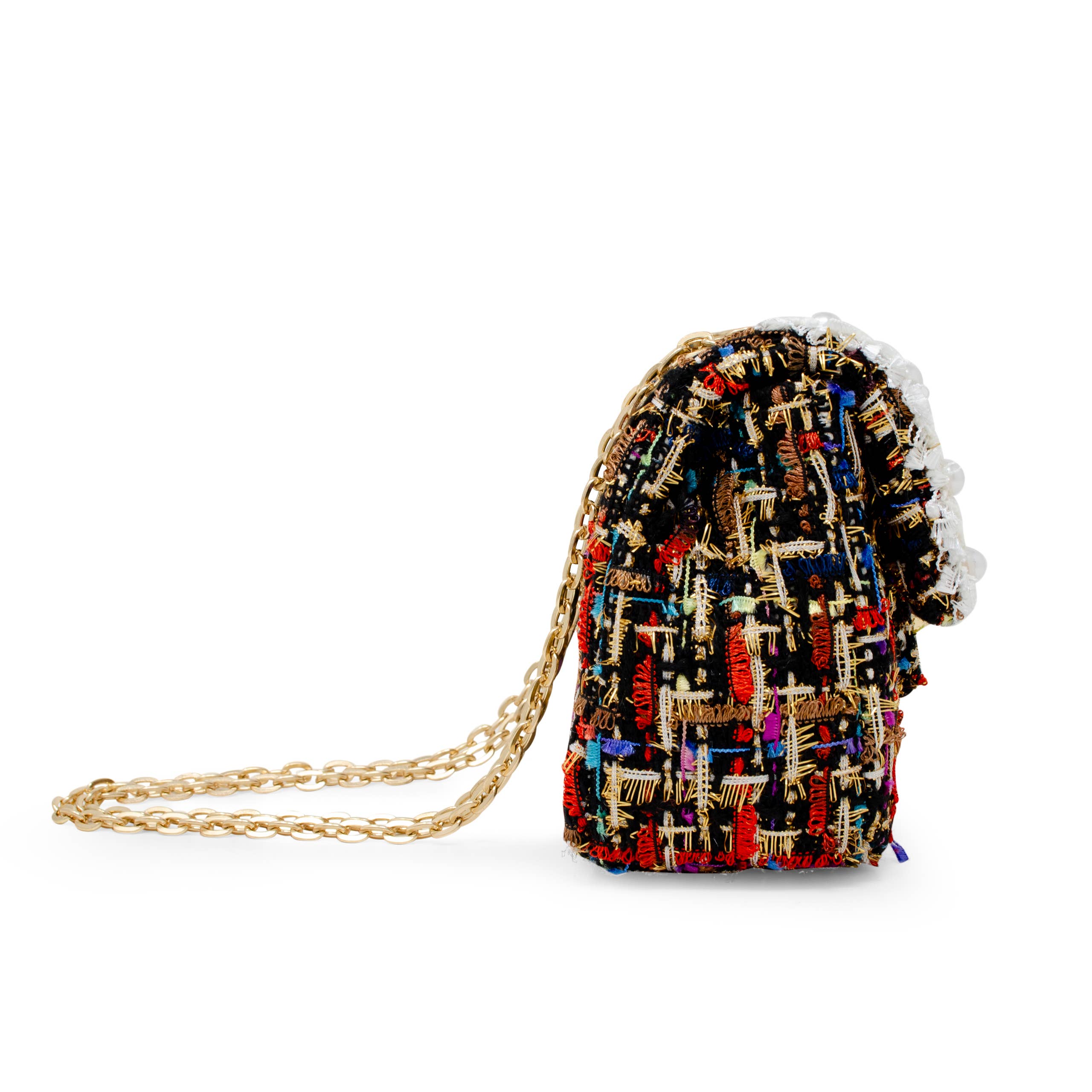 Tiny Treats and ZOMI GEMS - Vendita all'ingrosso Borsa a tracolla - Bambini - Borsa classica in tweed con perle15