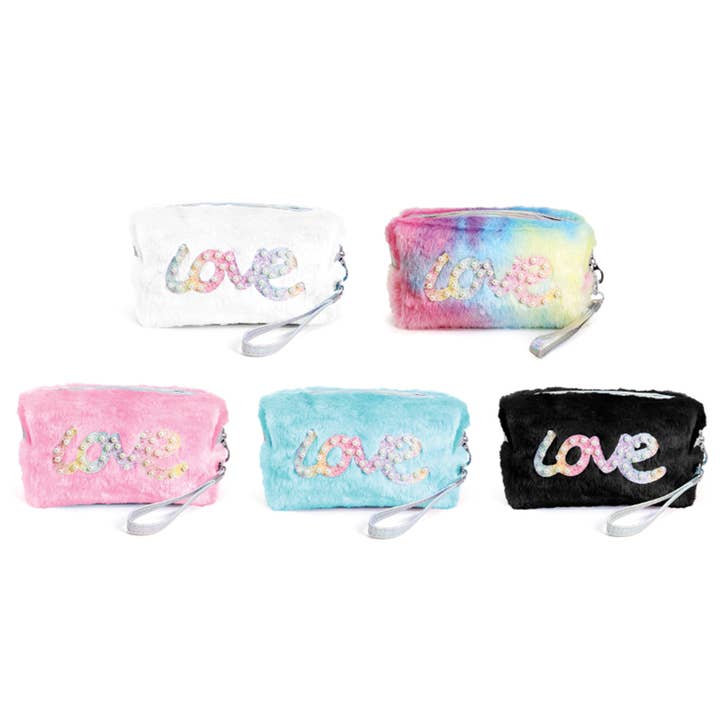 Bolsa con letras de amor de piel sintética suave para venta al por mayor de Fashion City