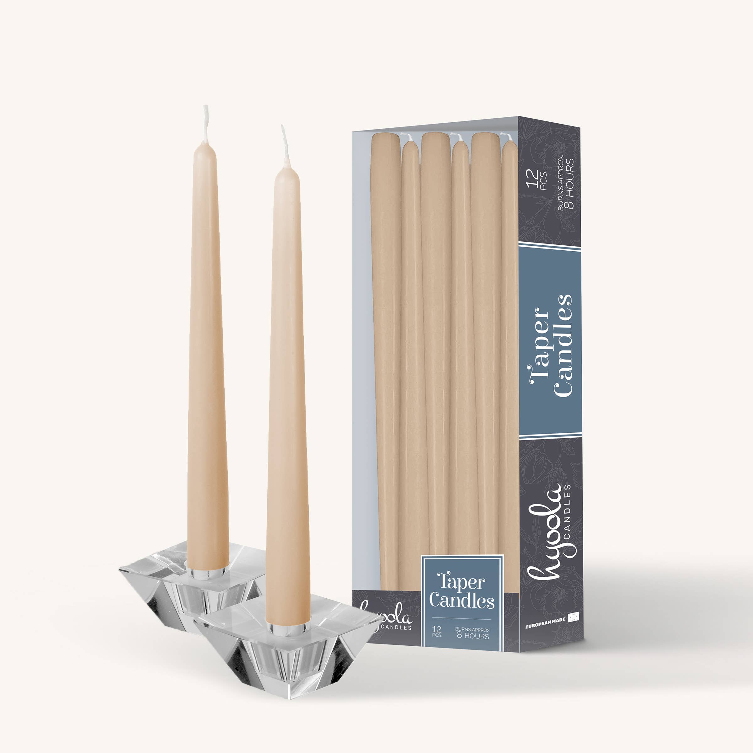 Hyoola Candles - Wholesale Tapered Candle/Candlestick - Sahara Taper Candles - 10 Inch - 12 Pack3