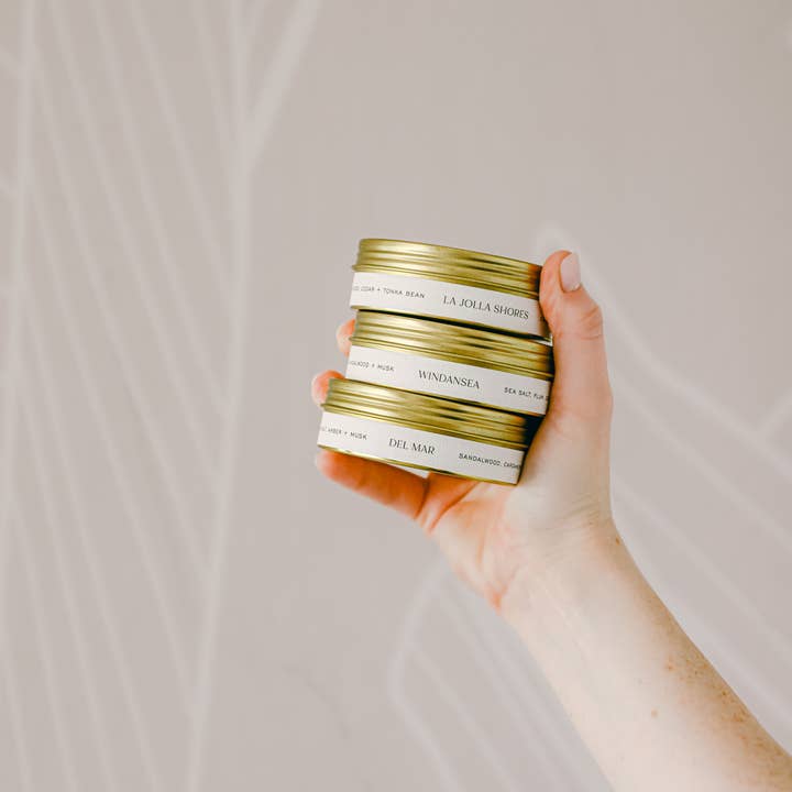 Corridor Candle Co. - Wholesale Travel Candles - La Jolla Shores Travel Candle3