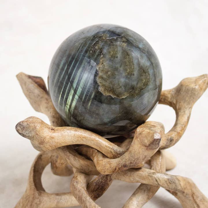 Tiny Rituals - Wholesale Spiritual Stone/Crystal - Labradorite Sphere - 1 of a Kind - Large - AAA Premium Quality6