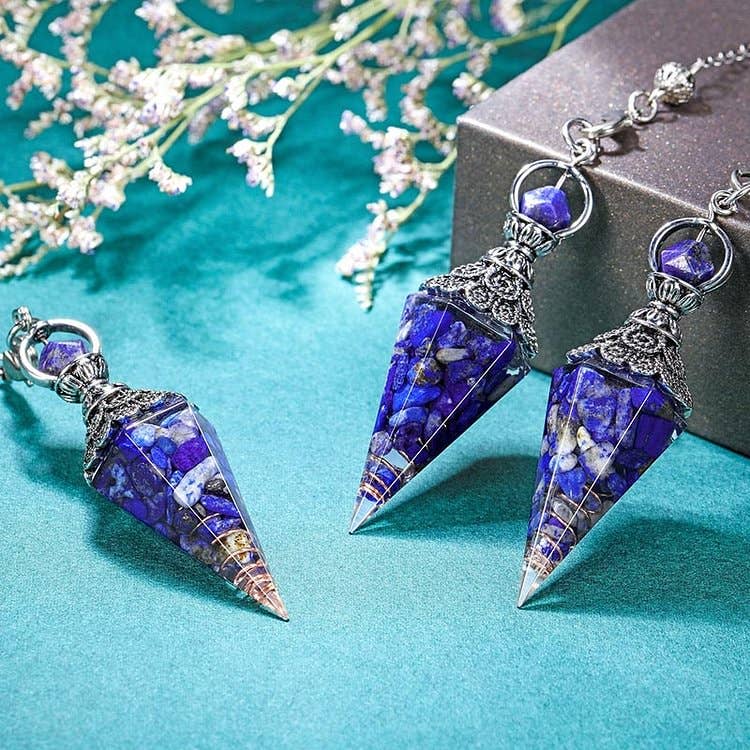 GemMeet - Wholesale Spiritual Stone/Crystal - Lapis Lazuli Purification Pendulum1